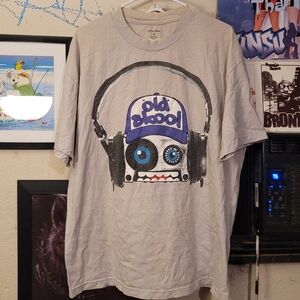 Vintage y2k Anchor Blue Old School T Shirt